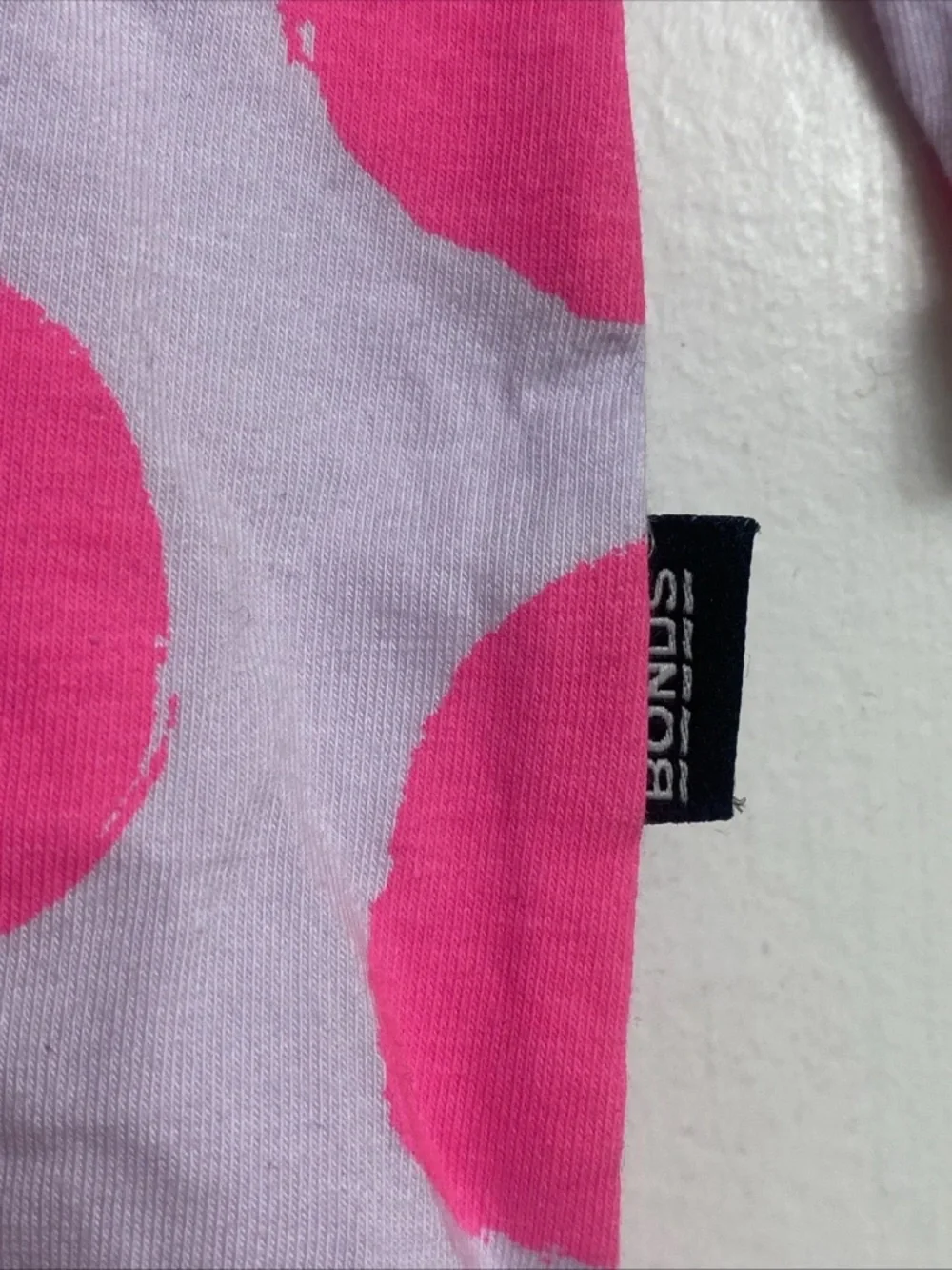 NWT! Bonds Wondersuit Zippy Pajamas size 1  12-18 months Pink Neon Dots